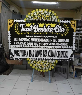 Papan Bunga di Mojorejo Bendosari